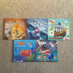 5 Disney Read Along Books